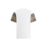 Burberry White Cotton T-Shirt